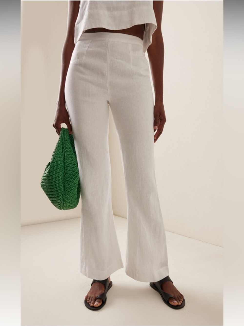 Posse Wide-Leg Linen  Pants